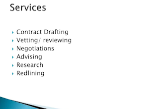 review your business contracts and educate you of same