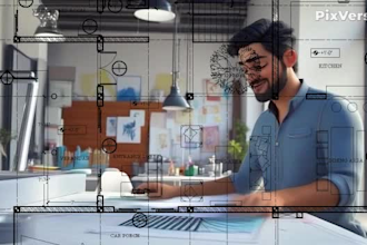 do 2d 3d cad  architectural drawings as an architect