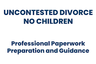 provide custom help with uncontested divorce