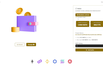 create custom erc20 token and smart contracts