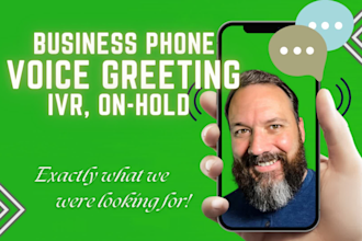 record a professional voicemail greeting for your business
