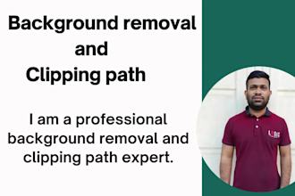 do background removal, clipping path super fast delivery