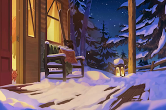 create chill lofi loop animation for youtube and socials media