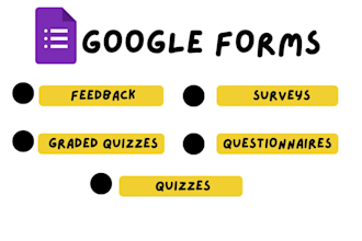 create quizzes, feedback, survey, questionnaire via google forms