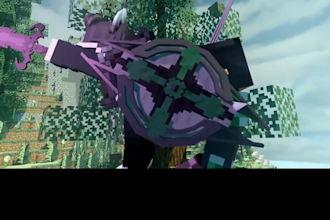 create epic 3d minecraft animations for your project