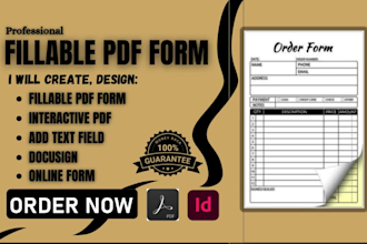 design create fillable pdf interactive docusign pdf form adobe acrobat indesign