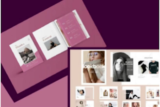 design fashion lookbook, product catalogue design, line sheet and  brochure