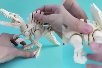 custom 3d flexi models, articulated bjd pet toys, 3d flexi model 3d lego print