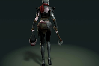 create high quality stylized or realistic 3d characters for games and animations