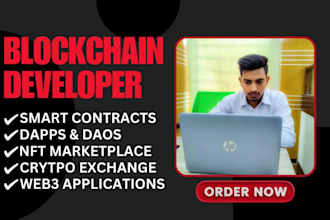 build custom blockchain development smart contracts