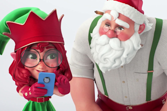 do 3d kids animation 3d christmas animation 3d animation commercial video