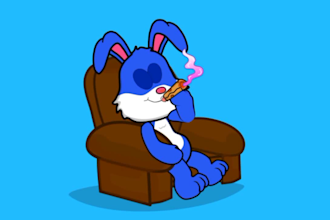 do custom caricaturedesign for twitch memecoin website crypto logo