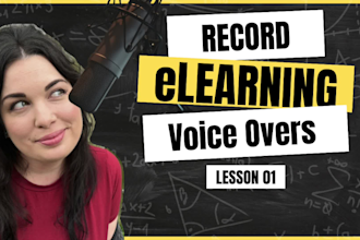 record a professional elearning voice over for your training