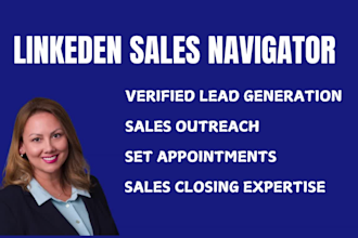sales closer sales representative business leads  with linkedin sales navigator