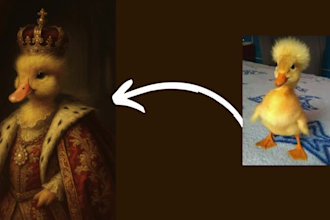 turn your pet into a majestic royal portrait