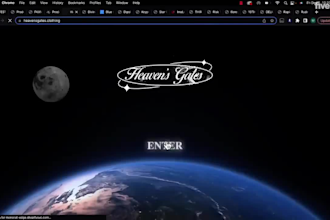 make a streetwear y2k shopify website with a 3d logo for your clothing brand