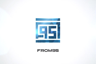 create a simple and clean logo intro video