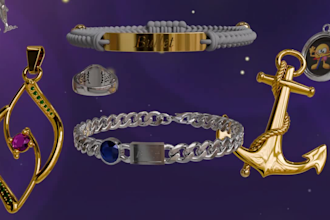 design creative 3d jewelry models and animations for bracelets, chains, watches