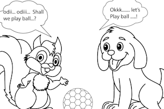 draw coloring book pages for children