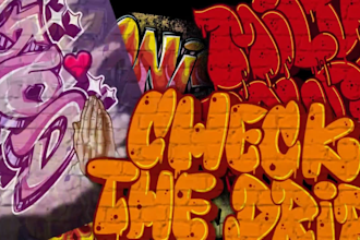 design graffiti and lettering your cool words