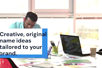 make catchy and memorable business names and slogans for you