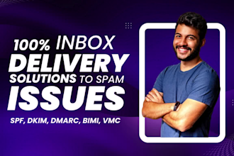 fix email inbox deliverability, g suite, setup dns domain records spf, dmarc