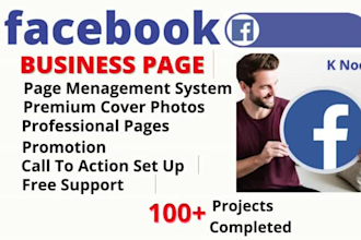 create, fix meta or facbook business, pages management