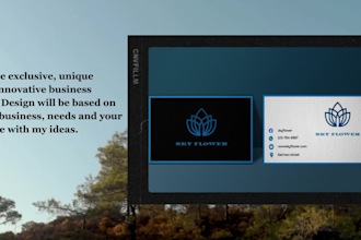 do business card design, visiting card, id card and thank you card