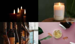 do candle label and product label design