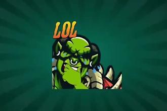 create twitch emotes, cute anime chibi, animated emotes, badges for you