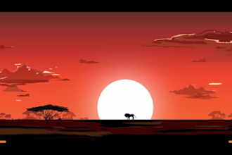 illustrate vector art,  and animate in 2d motion explainer