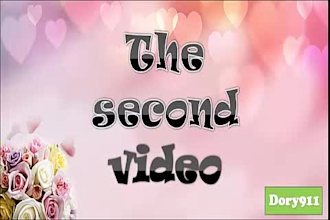 create a video for celebration wedding invitation