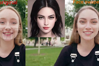 create attractive face swap in video and image