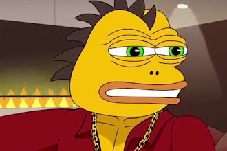 meme coin animation crypto video, web3 defi token viral crypto meme video