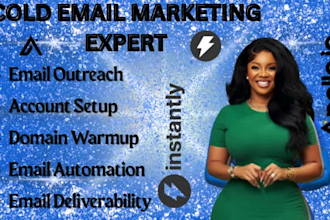 automate email outreach and set up a workflow, and warm up with instantly ai