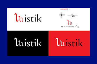 design cool, trendy logo