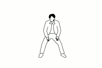 create 2d line art, minimalist animation, 2d animation