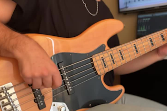 create and record an anime style bass for you