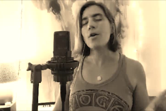 record sweet and soothing female vocals for your song