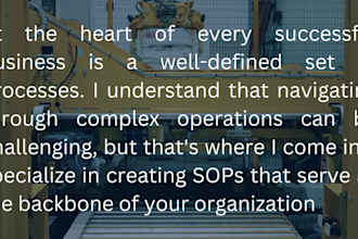craft clear and concise sops for your business
