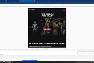 create responsive website and pages using HTML, CSS, js