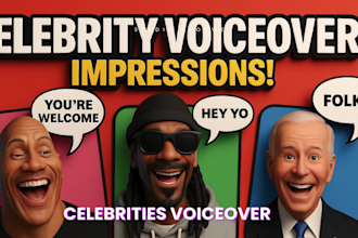 do all celebrities voiceover