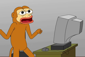 create animated meme sticker crypto meme video 2d animation video