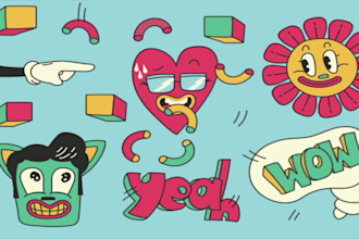 animate your artworks, pictures and applied easy  expressions