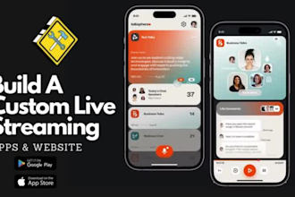 develop live streaming app streaming website podcast app iptv app ott app