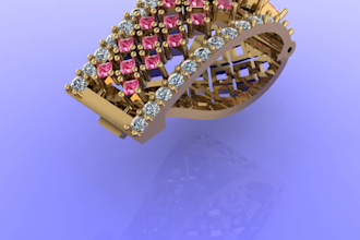 do creative 3d jewelry designing with in 2 hours