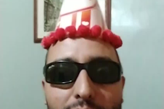wish happy birthday with crazy dance