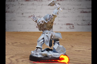 3d sculpting for custom tabletop miniatures, rpg dnd fantasy miniature, 3d print