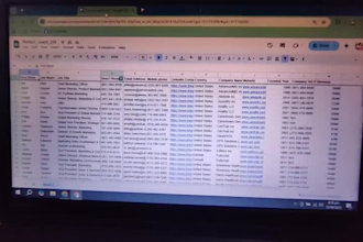 do lead generation, data mining, linkedin research, and data entry