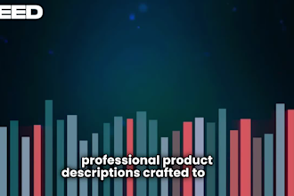 be your amazon product description expert